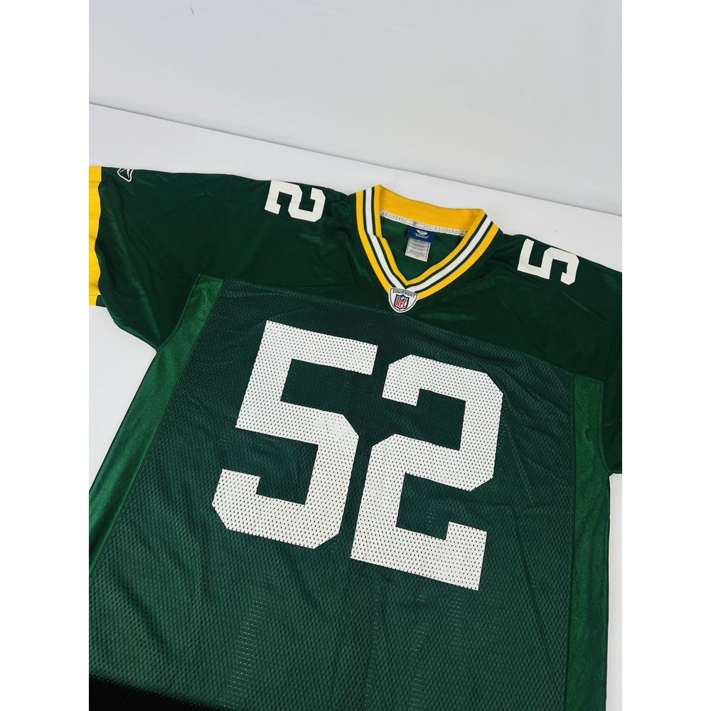Clay Matthews #52 Green Bay Packers Jersey Reebok On Field NFL Men's Large